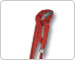 Two handle pipe wrench